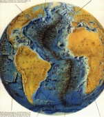 Atlantic ridge, Iceland volcanic island