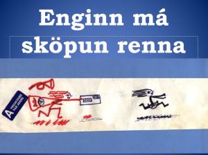 enginn má sköpun renna