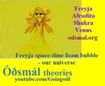 Freyja space-time foam bubble - our universe