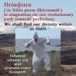 Hrímþurs - in Edda poem Skírnismál - is stagnation on our evolutionary path towards perfection