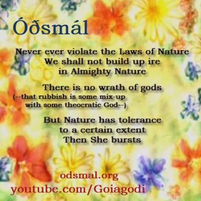 Never violate the laws of Nature. We shall not build up ire i Almighty Nature