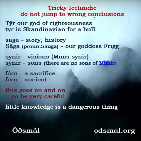 Tricky Icelandic